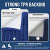 image:imageSmiry Bathroom Rugs Mat Set 2 Piece 30X20UShaped 24x20 Extra Soft Absorbent Non Slip Rubber Backing Machine Washable Quick Dry Chenille Bath Rug Set for Tub Shower and FloorRoyal Blue
