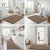 image:imageSmiry Bathroom Rugs Set 2 Piece30x20 Plus 24x16 and Toilet Lid Cover 175x15 Soft and Absorbent Bath Mat Machine Washable NonSlip Plush Carpet Runner for Tub Shower and Floor Home DecorCamel