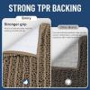 image:imageSmiry Bathroom Rugs Set 2 Piece30x20 Plus 24x16 and Toilet Lid Cover 175x15 Soft and Absorbent Bath Mat Machine Washable NonSlip Plush Carpet Runner for Tub Shower and Floor Home DecorCamel