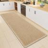 image:imageSmiry Bathroom Rugs Set 2 Piece47x17 Plus 30x20 Extra Soft Absorbent Bath Mats Non Slip Machine Washable Quick Dry Bath Rugs for Bathroom Floor Tub Shower Brown