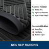 image:imageSmiry Front Door Mat Outside Entrance Heavy Duty Outdoor Indoor Mat Natural Rubber Doormat Non Slip Trap Dirt and Moisture Easy Clean Low Profile Patio Porch Entryway Mat 295x17 VioletBlack
