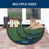 image:imageSmiry Front Door Mat Outside Entrance Heavy Duty Outdoor Indoor Mat Natural Rubber Doormat Non Slip Trap Dirt and Moisture Easy Clean Low Profile Patio Porch Entryway Mat 295x17 VioletGreen