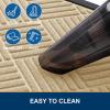 image:imageSmiry Front Door Mat Outside Entrance Heavy Duty Outdoor Indoor Mat Natural Rubber Doormat Non Slip Trap Dirt and Moisture Easy Clean Low Profile Patio Porch Entryway Mat 295x17 VioletBeige