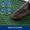 image:imageSmiry Front Door Mat Outside Entrance Heavy Duty Outdoor Indoor Mat Natural Rubber Doormat Non Slip Trap Dirt and Moisture Easy Clean Low Profile Patio Porch Entryway Mat 295x17 VioletGreen