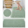 image:imageSmiry Bathroom Rugs Set 2 Piece30x20 Plus 24x17 Extra Soft Absorbent Bath Mats Non Slip Machine Washable Quick Dry Bath Rugs for Bathroom Floor Tub Shower Sage Green