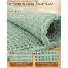 image:imageSmiry Bathroom Rugs Set 2 Piece30x20 Plus 24x17 Extra Soft Absorbent Bath Mats Non Slip Machine Washable Quick Dry Bath Rugs for Bathroom Floor Tub Shower Sage Green