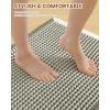 image:imageSmiry Bathroom Rugs Set 2 Piece36x24 Plus 30x20 Extra Soft Absorbent Bath Mats Non Slip Machine Washable Quick Dry Bath Rugs for Bathroom Floor Tub Shower Green amp Cream