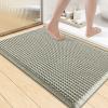 image:imageSmiry Bathroom Rugs Set 2 Piece36x24 Plus 30x20 Extra Soft Absorbent Bath Mats Non Slip Machine Washable Quick Dry Bath Rugs for Bathroom Floor Tub Shower Green amp Cream