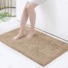 image:imageSmiry Luxury Chenille Bath Rug Set 2 Piece Extra Soft and Absorbent Shaggy Bathroom Mat Rugs Machine Washable NonSlip Plush Carpet Runner for Tub Shower and Bath Room24x1636x24Beige