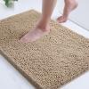 image:imageSmiry Luxury Chenille Bath Rug Set 2 Piece Extra Soft and Absorbent Shaggy Bathroom Mat Rugs Machine Washable NonSlip Plush Carpet Runner for Tub Shower and Bath Room24x1636x24Beige