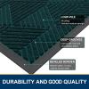 image:imageSmiry Welcome Door Mat Outside Entrance Heavy Duty Trap Dirt and Moisture Easy Clean Low Profile Patio Porch Indoor Outdoor Front Doormat for Entry 47x32 Inch BrownAtlantic Blue
