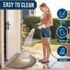 image:imageSmiry Welcome Door Mat Outside Entrance Heavy Duty Trap Dirt and Moisture Easy Clean Low Profile Patio Porch Indoor Outdoor Front Doormat for Entry 47x32 Inch BrownCoffee