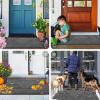 image:imageSmiry Welcome Door Mat Outside Entrance Heavy Duty Trap Dirt and Moisture Easy Clean Low Profile Patio Porch Indoor Outdoor Front Doormat for Entry 47x32 Inch BrownSilver Grey