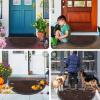 image:imageSmiry Welcome Door Mat Outside Entrance Heavy Duty Trap Dirt and Moisture Easy Clean Low Profile Patio Porch Indoor Outdoor Front Doormat for Entry 47x32 Inch BrownDark Brown