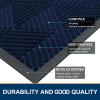 image:imageSmiry Welcome Door Mat Outside Entrance Heavy Duty Trap Dirt and Moisture Easy Clean Low Profile Patio Porch Indoor Outdoor Front Doormat for Entry 47x32 Inch BrownRoyal Blue