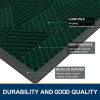 image:imageSmiry Welcome Door Mat Outside Entrance Heavy Duty Trap Dirt and Moisture Easy Clean Low Profile Patio Porch Indoor Outdoor Front Doormat for Entry 47x32 Inch BrownDeep Green