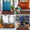 image:imageSmiry Welcome Door Mat Outside Entrance Heavy Duty Trap Dirt and Moisture Easy Clean Low Profile Patio Porch Indoor Outdoor Front Doormat for Entry 47x32 Inch BrownDeep Coffee