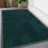image:imageSmiry Welcome Door Mat Outside Entrance Heavy Duty Trap Dirt and Moisture Easy Clean Low Profile Patio Porch Indoor Outdoor Front Doormat for Entry 47x32 Inch BrownAtlantic Blue