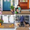 image:imageSmiry Welcome Door Mat Outside Entrance Heavy Duty Trap Dirt and Moisture Easy Clean Low Profile Patio Porch Indoor Outdoor Front Doormat for Entry 47x32 Inch BrownCoffee
