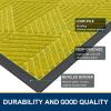 image:imageSmiry Welcome Door Mat Outside Entrance Heavy Duty Trap Dirt and Moisture Easy Clean Low Profile Patio Porch Indoor Outdoor Front Doormat for Entry 47x32 Inch BrownMust Yellow