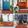 image:imageSmiry Welcome Door Mat Outside Entrance Heavy Duty Trap Dirt and Moisture Easy Clean Low Profile Patio Porch Indoor Outdoor Front Doormat for Entry 47x32 Inch BrownBurnt Orange