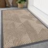 image:imageSmiry Welcome Door Mat Outside Entrance Heavy Duty Trap Dirt and Moisture Easy Clean Low Profile Patio Porch Indoor Outdoor Front Doormat for Entry 47x32 Inch BrownMixed Camel