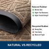 image:imageSmiry Welcome Door Mat Outside Entrance Heavy Duty Trap Dirt and Moisture Easy Clean Low Profile Patio Porch Indoor Outdoor Front Doormat for Entry 47x32 Inch BrownCoffee