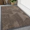 image:imageSmiry Welcome Door Mat Outside Entrance Heavy Duty Trap Dirt and Moisture Easy Clean Low Profile Patio Porch Indoor Outdoor Front Doormat for Entry 47x32 Inch BrownBrown