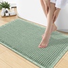 image:imageSmiry Bathroom Rugs Set 2 Piece30x20 Plus 30x18 Extra Soft Absorbent Bath Mats Non Slip Machine Washable Quick Dry Bath Rugs for Bathroom Floor Tub Shower Sage Green