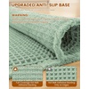 image:imageSmiry Bathroom Rugs Set 2 Piece30x20 Plus 30x18 Extra Soft Absorbent Bath Mats Non Slip Machine Washable Quick Dry Bath Rugs for Bathroom Floor Tub Shower Sage Green