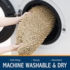 image:imageSmiry Soft Chenille Bathroom Toilet Lid Cover Machine Washable Covers 175x15 Fits Most Round Elongated and Oblong Lids Accessories Decor LatteBeige