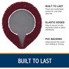 image:imageSmiry Soft Chenille Bathroom Toilet Lid Cover Machine Washable Covers 175x15 Fits Most Round Elongated and Oblong Lids Accessories Decor LatteBurgundy