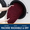 image:imageSmiry Soft Chenille Bathroom Toilet Lid Cover Machine Washable Covers 175x15 Fits Most Round Elongated and Oblong Lids Accessories Decor LatteBurgundy