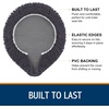 image:imageSmiry Soft Chenille Bathroom Toilet Lid Cover Machine Washable Covers 175x15 Fits Most Round Elongated and Oblong Lids Accessories Decor LatteCharcoal Grey