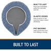 image:imageSmiry Soft Chenille Bathroom Toilet Lid Cover Machine Washable Covers 175x15 Fits Most Round Elongated and Oblong Lids Accessories Decor LatteGrayish Blue