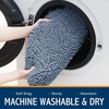 image:imageSmiry Soft Chenille Bathroom Toilet Lid Cover Machine Washable Covers 175x15 Fits Most Round Elongated and Oblong Lids Accessories Decor LatteGrayish Blue