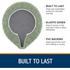 image:imageSmiry Soft Chenille Bathroom Toilet Lid Cover Machine Washable Covers 175x15 Fits Most Round Elongated and Oblong Lids Accessories Decor LatteSage Green