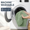 image:imageSmiry Thick Small Chenille Bathroom Rugs 24x16 Extra Soft Absorbent Striped Bath Rugs Rubber Backing Machine Wash Bath Mats for Bathroom Floor Tub Shower Home Decor Accessories GreySage Green