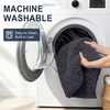 image:imageSmiry Thick Small Chenille Bathroom Rugs 24x16 Extra Soft Absorbent Striped Bath Rugs Rubber Backing Machine Wash Bath Mats for Bathroom Floor Tub Shower Home Decor Accessories GreyDark Grey