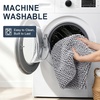 image:imageSmiry Thick Small Chenille Bathroom Rugs 24x16 Extra Soft Absorbent Striped Bath Rugs Rubber Backing Machine Wash Bath Mats for Bathroom Floor Tub Shower Home Decor Accessories GreyGrey