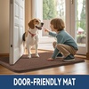 image:imageSmiry Dog Door Mat for Muddy Paws 30x20 Absorbent Microfiber Dirt Trapper Pet Doormat NonSlip Washable Quick Dry Chenille Front Door Mat Entryway Rug for Indoor and Outdoor BeigeCoffee