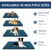 image:imageSmiry Dog Door Mat for Muddy Paws 30x20 Absorbent Microfiber Dirt Trapper Pet Doormat NonSlip Washable Quick Dry Chenille Front Door Mat Entryway Rug for Indoor and Outdoor BeigeAtlantic Blue