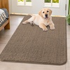 image:imageSmiry Dog Door Mat for Muddy Paws 30x20 Absorbent Microfiber Dirt Trapper Pet Doormat NonSlip Washable Quick Dry Chenille Front Door Mat Entryway Rug for Indoor and Outdoor BeigeCamel