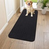 image:imageSmiry Dog Door Mat for Muddy Paws 30x20 Absorbent Microfiber Dirt Trapper Pet Doormat NonSlip Washable Quick Dry Chenille Front Door Mat Entryway Rug for Indoor and Outdoor BeigeBlack