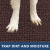 image:imageSmiry Dog Door Mat for Muddy Paws 30x20 Absorbent Microfiber Dirt Trapper Pet Doormat NonSlip Washable Quick Dry Chenille Front Door Mat Entryway Rug for Indoor and Outdoor BeigeBrown