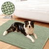 image:imageSmiry Dog Door Mat for Muddy Paws 30x20 Absorbent Microfiber Dirt Trapper Pet Doormat NonSlip Washable Quick Dry Chenille Front Door Mat Entryway Rug for Indoor and Outdoor BeigeSage Green