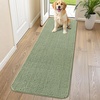 image:imageSmiry Dog Door Mat for Muddy Paws 30x20 Absorbent Microfiber Dirt Trapper Pet Doormat NonSlip Washable Quick Dry Chenille Front Door Mat Entryway Rug for Indoor and Outdoor BeigeSage Green