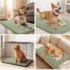image:imageSmiry Dog Door Mat for Muddy Paws 30x20 Absorbent Microfiber Dirt Trapper Pet Doormat NonSlip Washable Quick Dry Chenille Front Door Mat Entryway Rug for Indoor and Outdoor BeigeSage Green