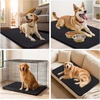 image:imageSmiry Dog Door Mat for Muddy Paws 30x20 Absorbent Microfiber Dirt Trapper Pet Doormat NonSlip Washable Quick Dry Chenille Front Door Mat Entryway Rug for Indoor and Outdoor BeigeBlack