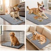 image:imageSmiry Dog Door Mat for Muddy Paws 30x20 Absorbent Microfiber Dirt Trapper Pet Doormat NonSlip Washable Quick Dry Chenille Front Door Mat Entryway Rug for Indoor and Outdoor BeigeGrey